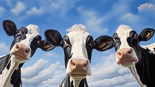 Nieuwsgierige koeien