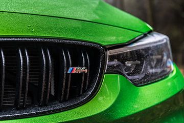 BMW M4 in de regen van Bas Fransen