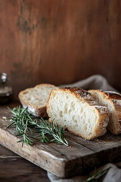 Rustic bread and herbs by Imperial Art House