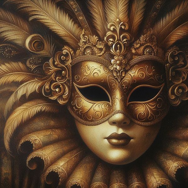 Venetian mask by Nicolette Vermeulen