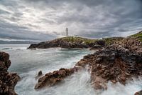 De vuurtoren van Fanad in de ochtend