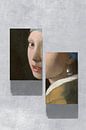 Meisje met de Parel - The Split Up Edition van Marja van den Hurk thumbnail