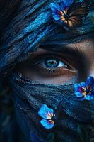 Mystic eye and butterflies