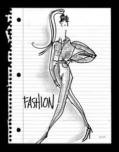 Doodle Fashion, Anne Tavoletti by Wild Apple