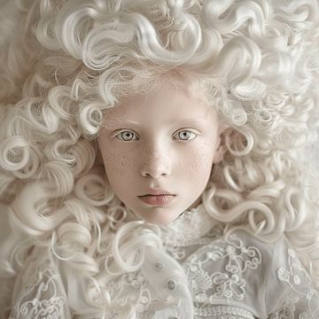 Betoverend portret van albinistische schoonheid van Reiny Bourgonje