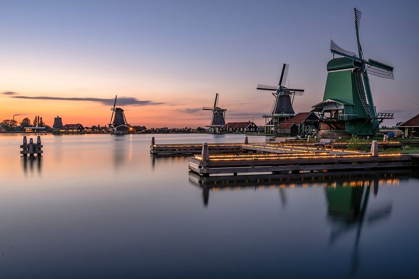 Zonsondergang in Nederland van Achim Thomae