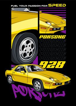 Porsche 928 Auto van Adam Khabibi