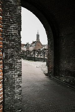 Tour de la Vierge depuis Koppelpoort 2 sur Amersfoort Fotoprint