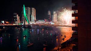 Feuerwerk in Rotterdam von Jasper Verolme