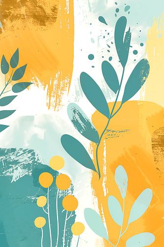 Abstrait ensoleillé Midcentury Boho