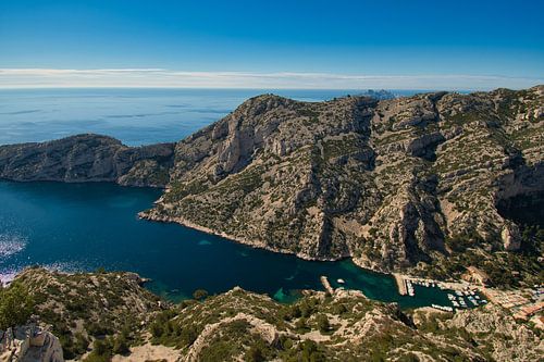 Calanque Morgiou bij Marseille in Zuid-Frankrijk