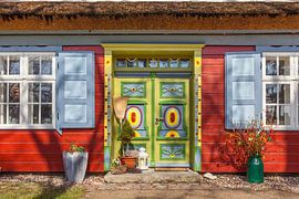 Historisch rieten huis in Prerow van Christian Müringer