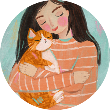 Een kat knuffelen van Dirkie Nell