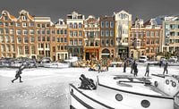 Amsterdam in winter von Dalex Photography Miniaturansicht
