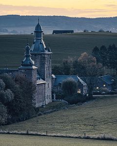 Sonnenaufgang am Schloss Beusdael