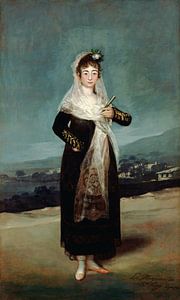 Porträt der Marquise von Santiago, Francisco de Goya