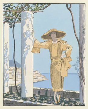 George Barbier - Amalfi ; Robe, de Worth (1922) sur Peter Balan