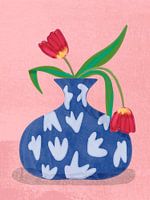 Tulpen in Vase