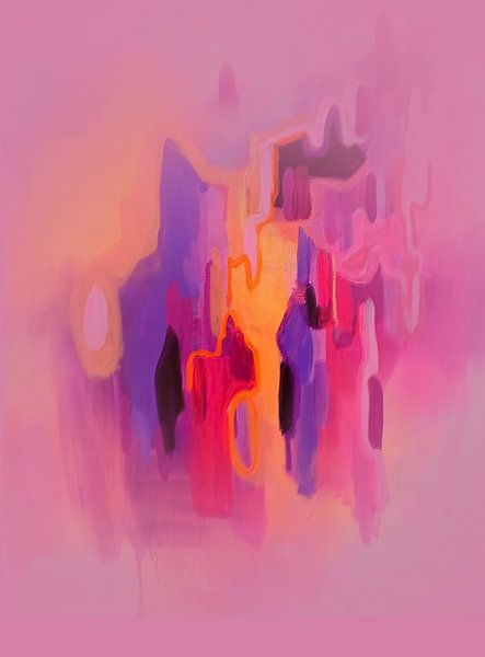 Rosa Stadt von Moonheart Artworks