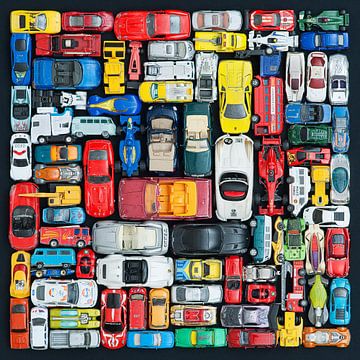 Collection of toy cars by Floris Kok