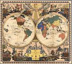 The New Map of the World. van Meesterlijcke Meesters thumbnail