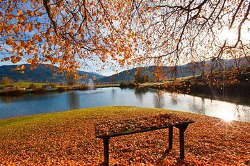 Autumn idyll at Lake Reitecksee by Christa Kramer