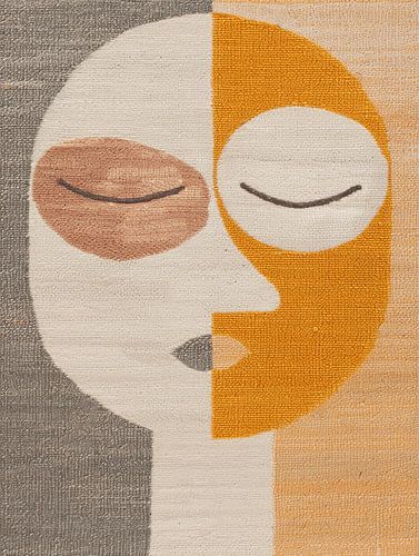 Portrait bohème dans les tons de terre