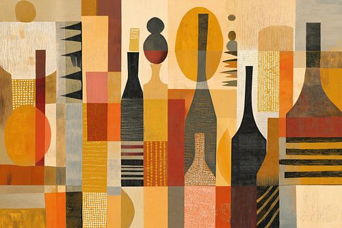 Afrika abstrakt 7 von Bert Nijholt