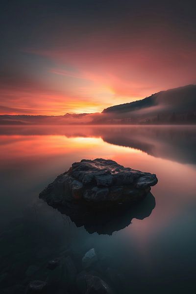 Lichtfeuer am Horizont von fernlichtsicht