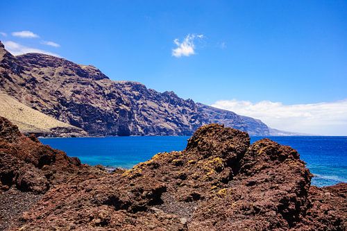 Atlantic Sea coast on the canary island Tenerife