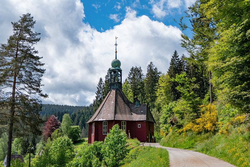 Chapel Black Forest Germany. by Jan Hendrik Golverdingen