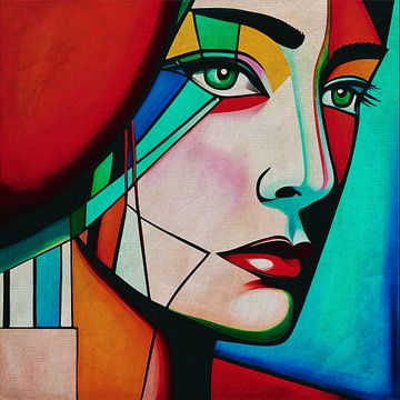 Portraits painted in expressionist style no.9 by Jan Keteleer