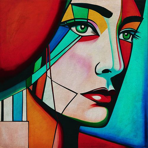 Portraits painted in expressionist style no.9