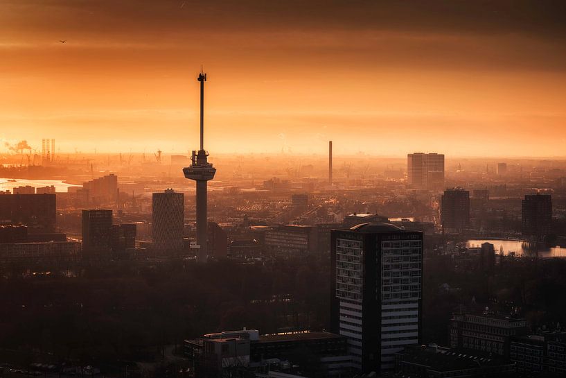 Der Euromast, Rotterdam von Anthony Malefijt