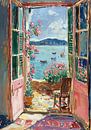 Henri Matisse inspiriert Open Window von Niklas Maximilian Miniaturansicht