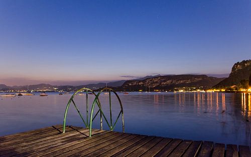 Uitzicht op het Gardameer, Italië