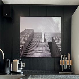 Klantfoto: De Rotterdam in Rotterdam van Sander van Hemert, op hd metal