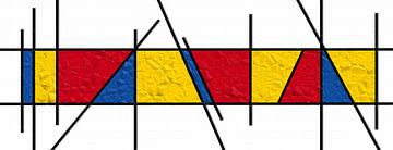 Papier de style Piet Mondrian