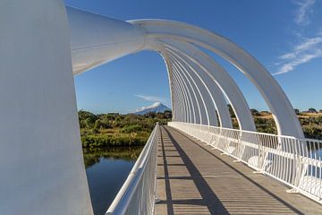 Te Rewa Rewa Bridge & Mount Taranaki van Franksfotoforum