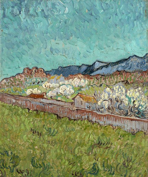 Vincent van Gogh, Gezicht op de Alpilles van 1000 Schilderijen