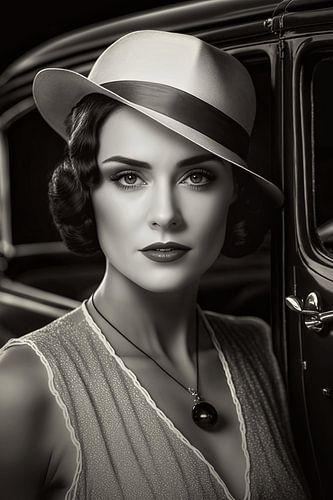 Portret vrouw rond 1920