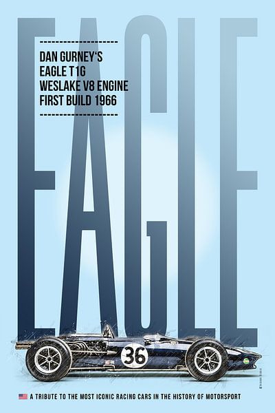 Dan Gurney&#039;s Eagle F1 Tribute von Theodor Decker