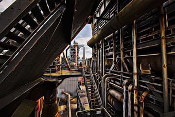 Hoogoven @ Landschaftspark Duisburg van Rob Boon