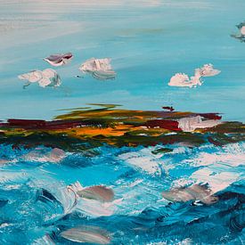 ~woelige zee ~ van Klaske de Wal