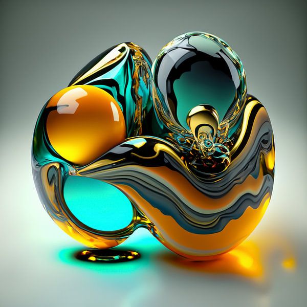 Moderne kunst 7-24 van Andreas Wemmje