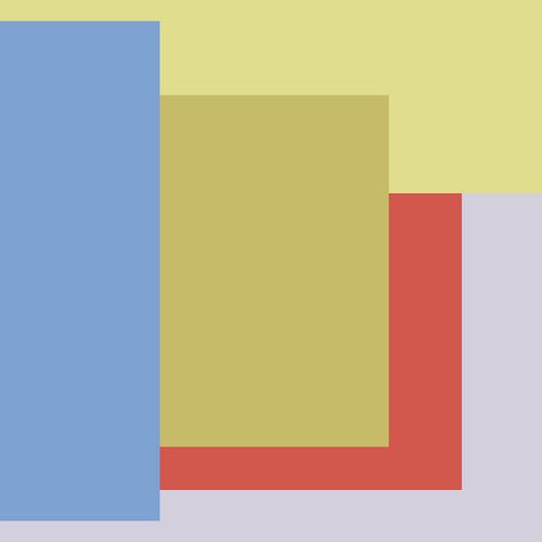 Modern abstract met rechthoeken en vierkanten