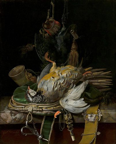 Stilleven met patrijzen, Willem van Aelst