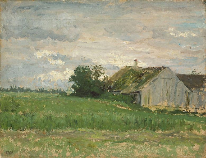 Landscape Study, Erik Werenskiold by Masterful Masters