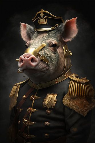 Portret Varken Generaal Spek