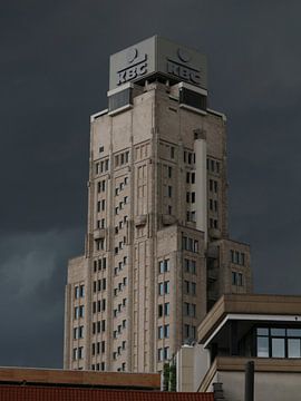 Turm im Gewittersturm von J De Leeuw